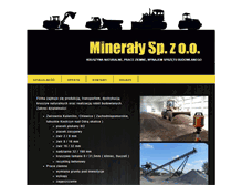 Tablet Screenshot of mineraly.com