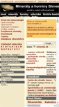 Mobile Screenshot of mineraly.sk