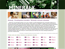Tablet Screenshot of mineraly.biz